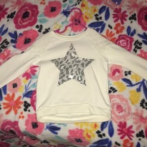 White pull over toddler sweater